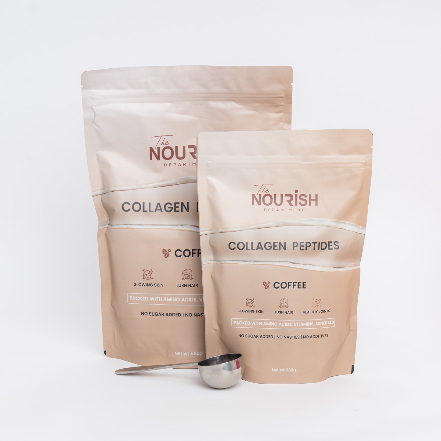 Bundle - Collagen Peptides 560g+280g (Mix and Match) with free stainless steel spoon
