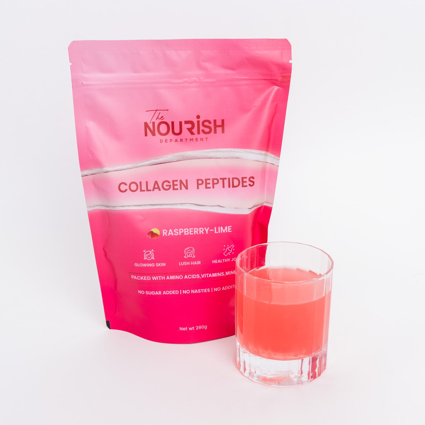 Raspberry-Lime Collagen Peptides 280g