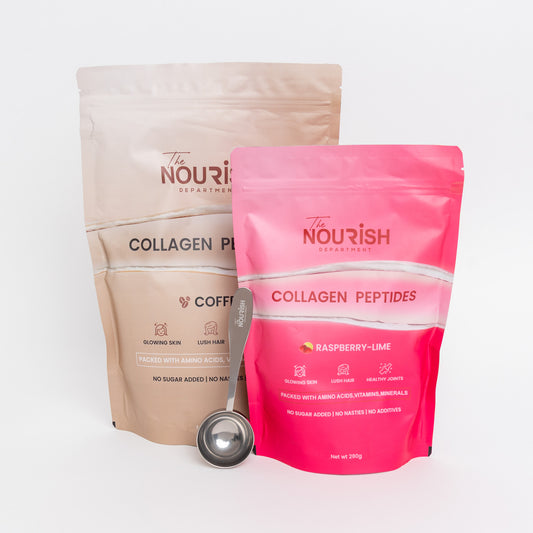 Bundle - Collagen Peptides 560g+280g (Mix and Match) with free stainless steel spoon