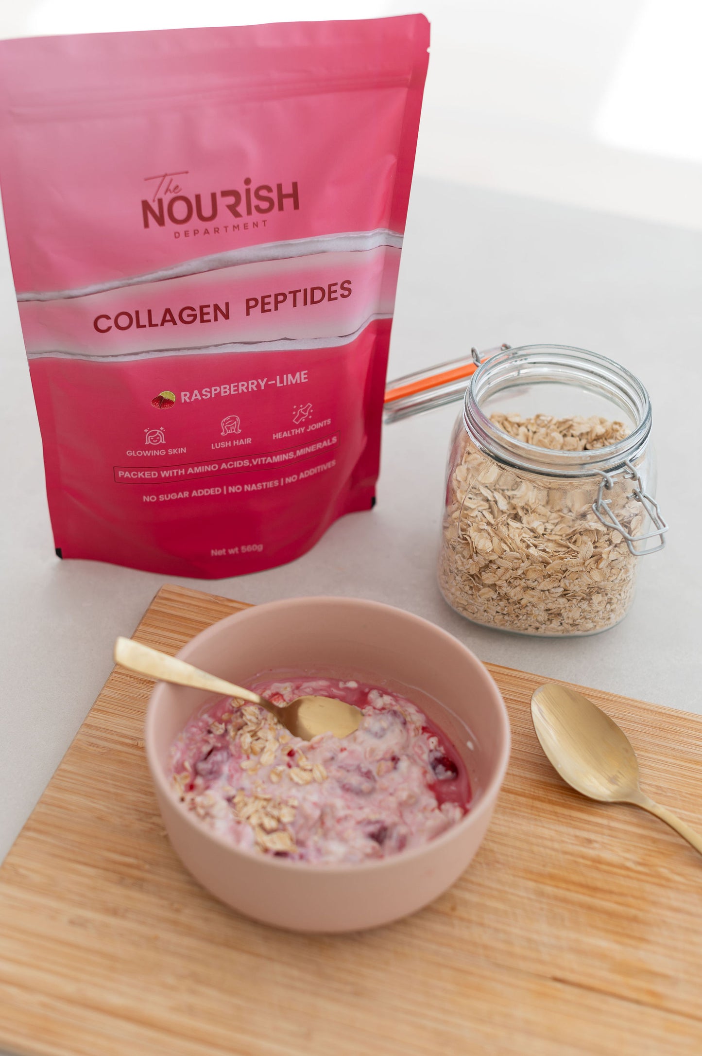 Raspberry-Lime Collagen Peptides